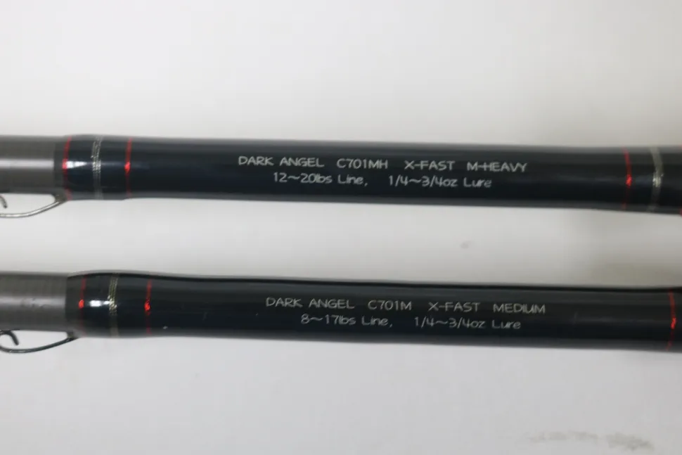 Damiki Dark Angel C701MH and C701M Casting Rods - Used - Good Conditio