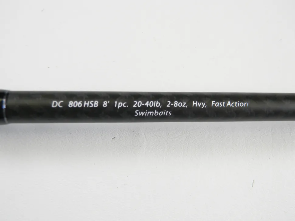 Dobyns Champion XP DC806HSB 8'0" Heavy Swimbait - Used Casting Rod - E