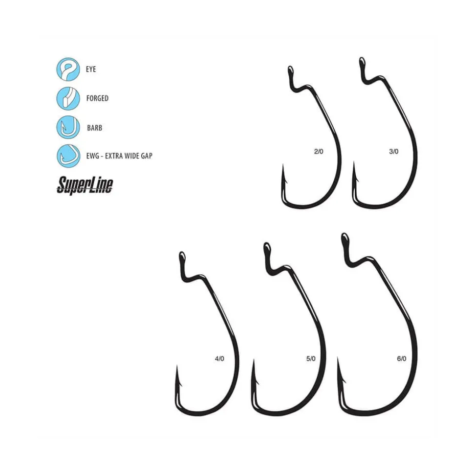 Gamakatsu Superline EWG Hooks 100pk