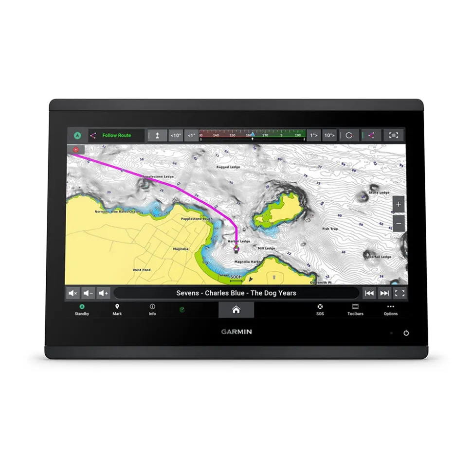 Garmin GPSMAP 1643xsv Chartplotter with U.S.+Canada Navionics+ SideVu