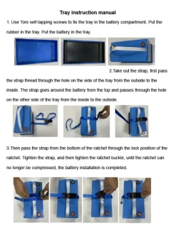 Powerhouse Lithium Aluminum Battery Tray Group 24