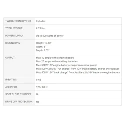 Power-Pole Charge Marine Power Manager Smart Charger | CH-500W