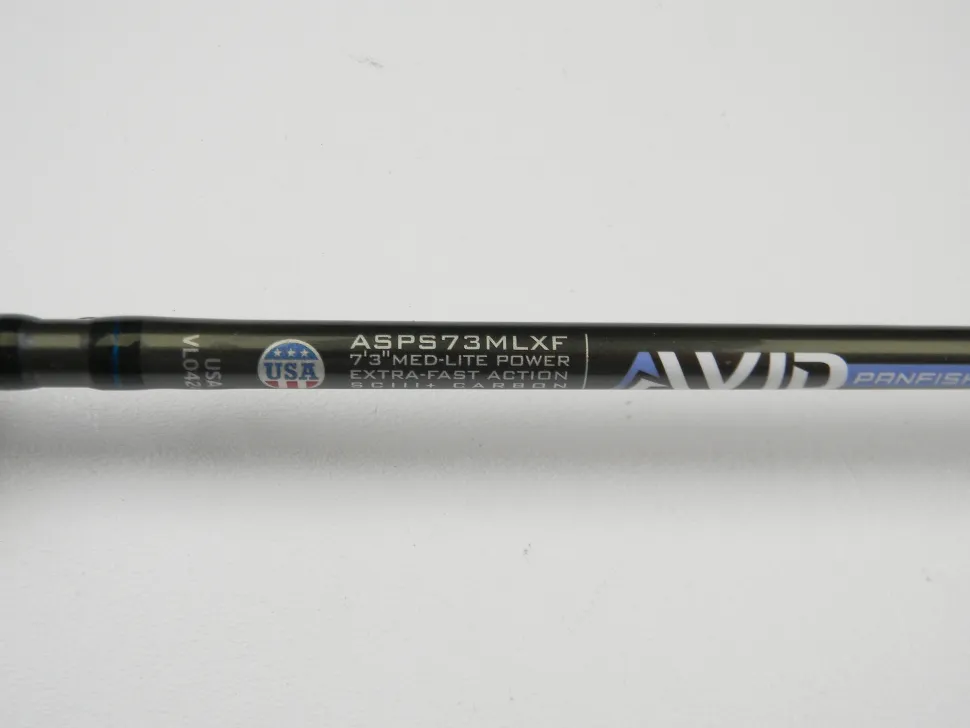 St. Croix Avid ASPS73MLXF 7'3" Medium Light - Used Spinning Rod - Exce