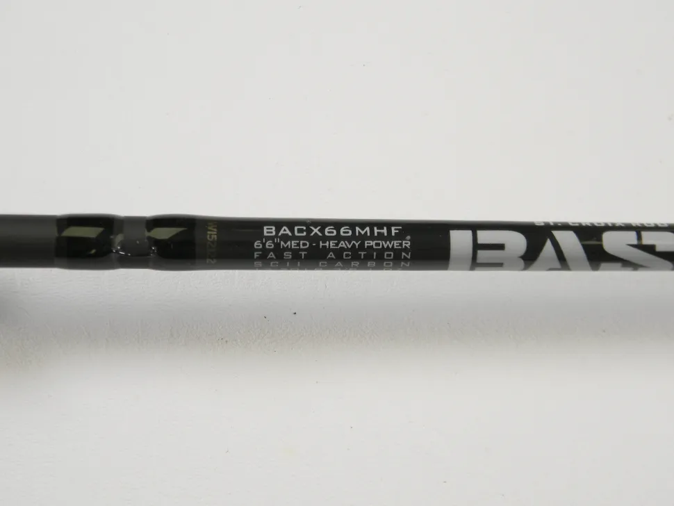 St. Croix Bass X BACX66MHF 6'6" Medium Heavy - Used Casting Rod - Exce