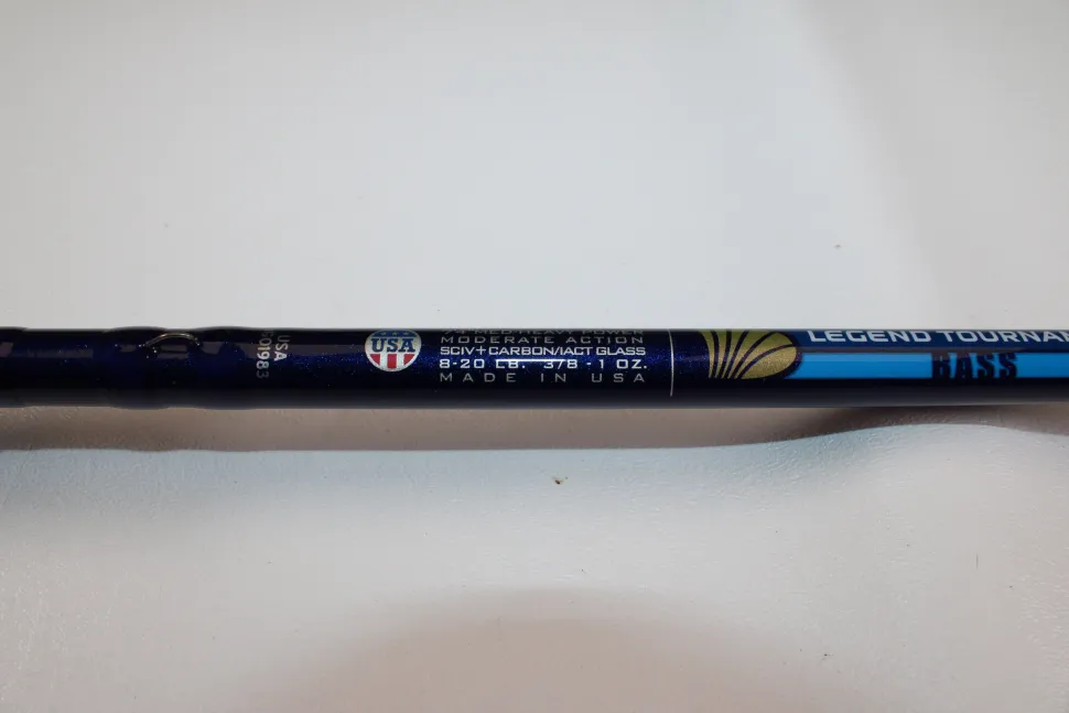 St. Croix Legend Tournament Bass LBTC74MHM Power Glass Cranker 7'4" Me