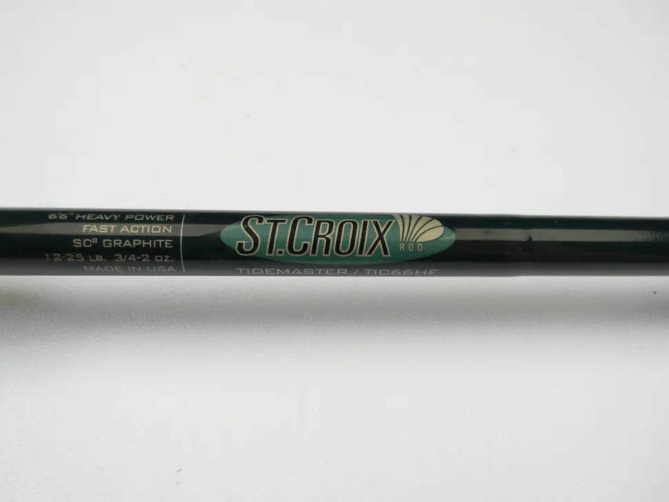 St. Croix Tidemaster TIC66HF 6'6" Heavy - Used Casting Rod - Excellent