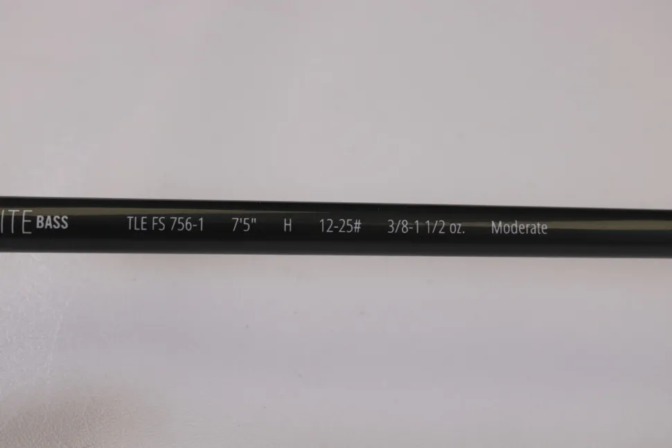 TFO Tactical Elite Bass TLE FS 756-1 7'5" Heavy - Used Casting Rod - E